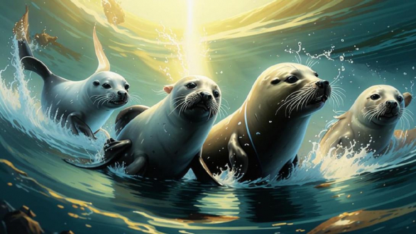 Меньше 100 тыс. тюленей осталось в Каспийском море