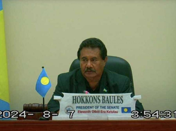 The child of Palau’s Senate head took part in a drug-busting operation in Fiji