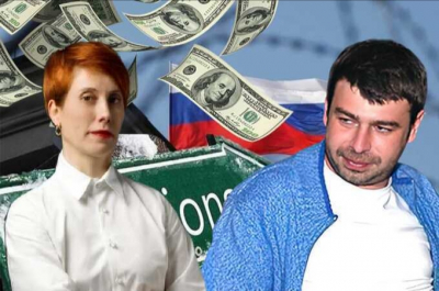 Беглый олигарх Ушерович нашёл свою метлу &mdash; Оксану Хаджипавлоу