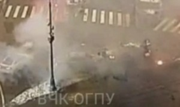 Машину ДПС взорвал военный