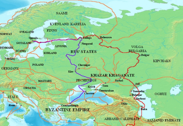 Хазары и викинги. Хазарские морские базы в Балтике? Факты взаимодействия двух народов.