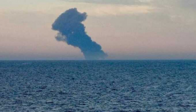 У берегов Турции в Черном море загорелся танкер из-за внешнего воздействия