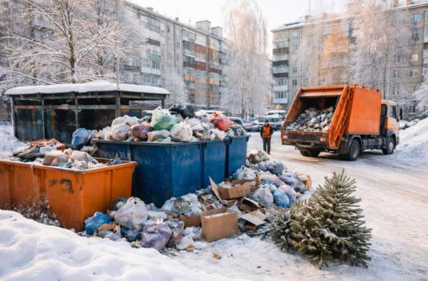 Праздники закончились, мусор остался: почему Иркутск споткнулся на вывозе отходов